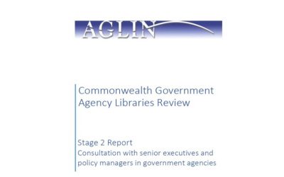 Commonwealth government agency libraries review: Stage 2